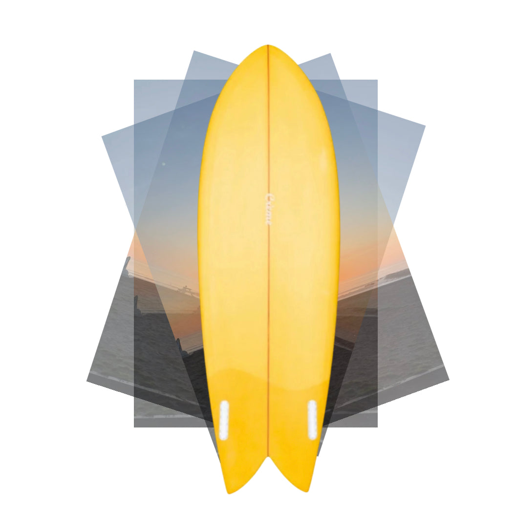 【Stock】5'6 Creme Fish